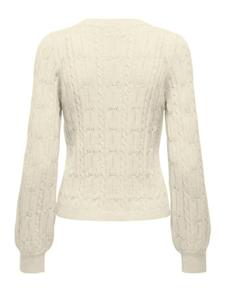 Jersey cuello redondo.ONLKATIA LS STRUCTURE O-NECK PULL CC KNT