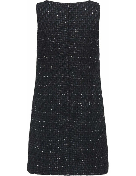 Vestido de lentejuelas bouclé. ONLICY S/L BOUCLE SEQUIN DRESS TLR