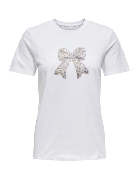 Camiseta. ONLBRITTA LIFE S/S PRINT TOP BOX JRS