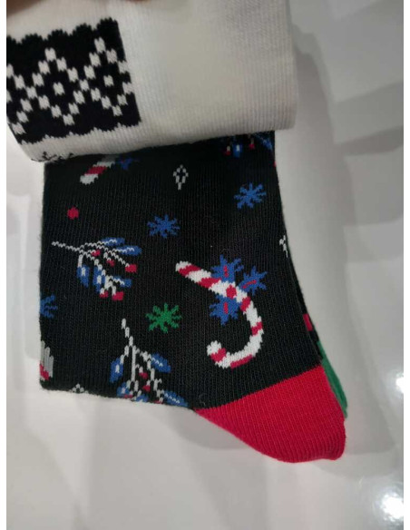 Pack 4 calcetines motivos navidad . ONSXMAS SOCKS 4-PACK CALENDAR