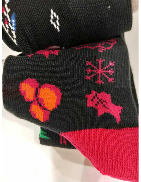 Pack 4 calcetines motivos navidad . ONSXMAS SOCKS 4-PACK CALENDAR
