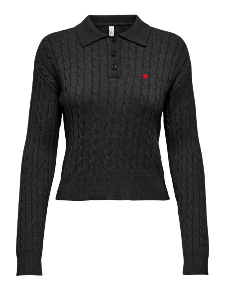 Polo punto . ONLKATIA LS CABLE POLO CC KNT