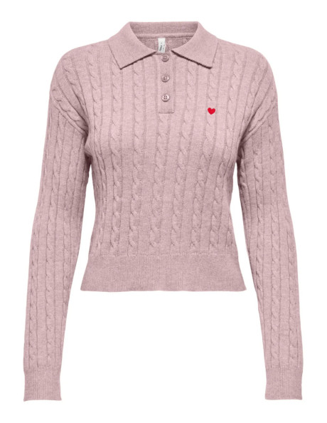 Polo punto . ONLKATIA LS CABLE POLO CC KNT