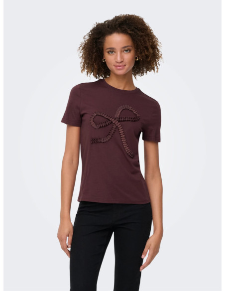 Camiseta lazo . ONLALICE S/S O-NECK TOP BOX JRS