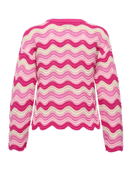 Jersey  estructura  . ONLASA LS WAVE STRUCTURE O-NECK CC KNT