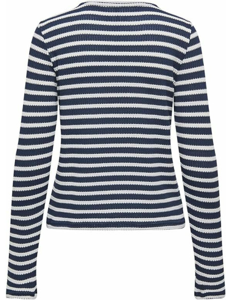 Top rayas  . ONLBIRGITTE L/S O-NECK TOP JRS