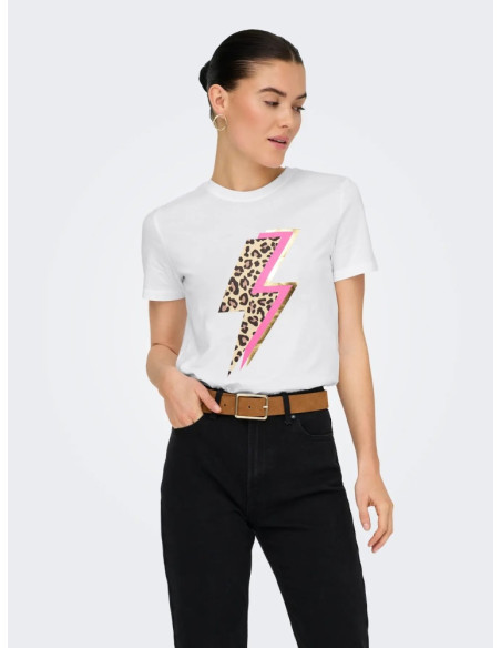 Camiseta love . ONLARIYA LIFE REG S/S LOVE TOP BOX JRS