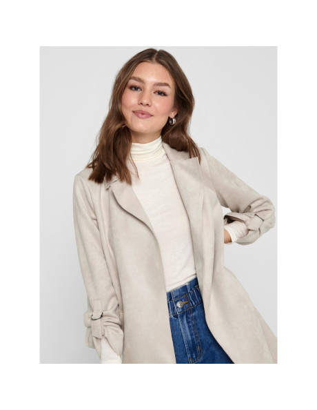 Abrigo antelina.  ONLJOLINE FAUX SUEDE COAT CC OTW