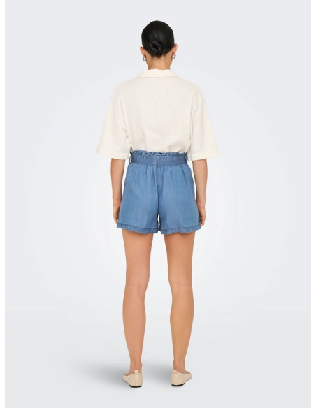 Bermudas . ONLCHARIS LIFE HW BELT SHORTS CC WVN