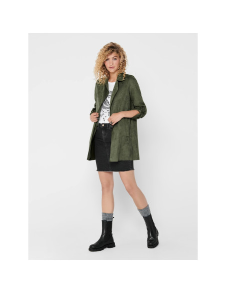 Abrigo antelina.  ONLJOLINE FAUX SUEDE COAT CC OTW