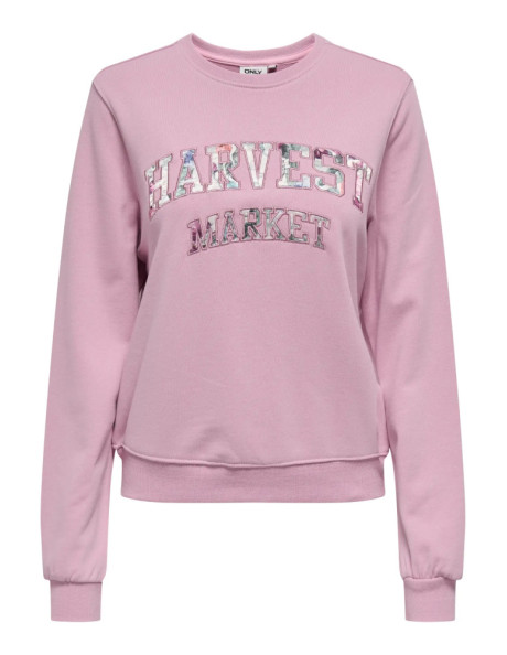 Sudadera cuello redondo.ONLFREDERIKKA L/S PRINT BOX UB SWT