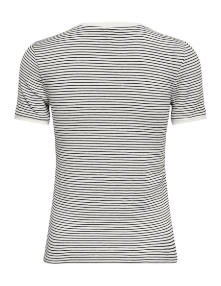 Camiseta rayas  .ONLTINE S/S V-NECK REG TOP JRS