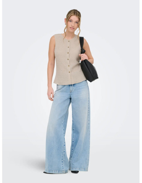 Top. ONLILSE S/L STRUCTURE VEST JRS NOOS