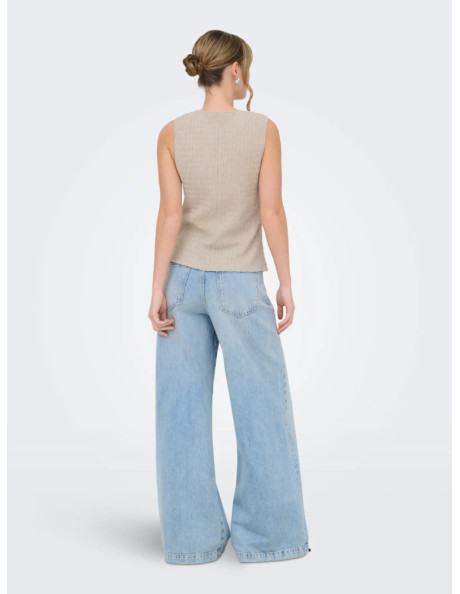 Top. ONLILSE S/L STRUCTURE VEST JRS NOOS