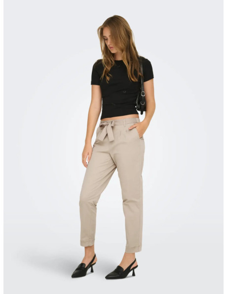 Pantalón . ONLRITA-EVELYN MW BELT LOOSE PANT PNT
