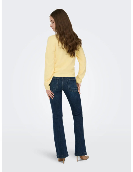 Chaqueta básica colores . ONLLOYAL LS O-NECK BUTTON CARDI KNT NOOS