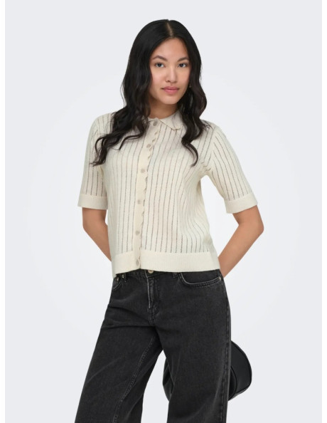 Cárdigan manga corta.ONLELMA POLO S/S CARDIGAN KNT NOOS