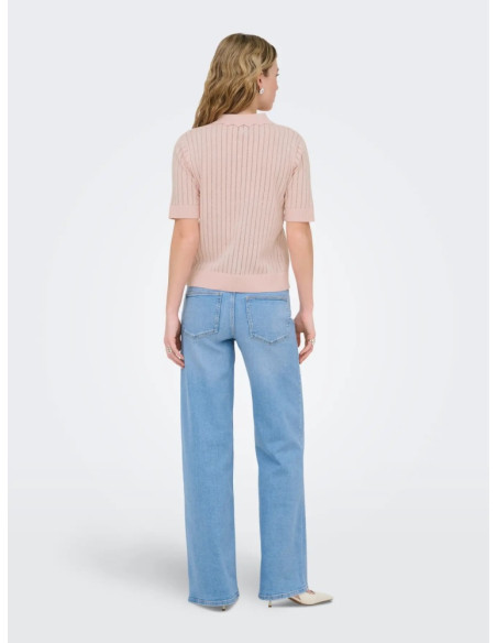 Cárdigan manga corta.ONLELMA POLO S/S CARDIGAN KNT NOOS