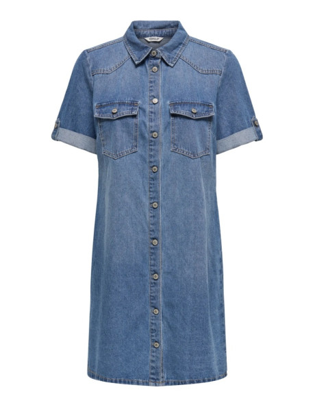 Vestido vaquero. ONLLISA S/S DNM DRESS GUA NOOS