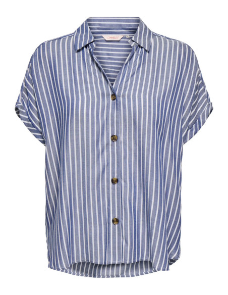 ONLGIBSI-PUORI SS V-NECK SHIRT WVN