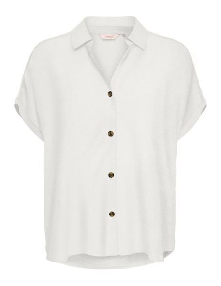 ONLGIBSI-PUORI SS V-NECK SHIRT WVN