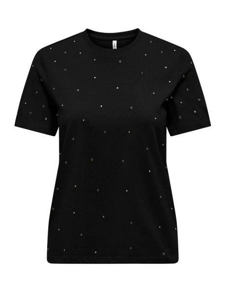 Camiseta tachuelas .ONLGLOBE LIFE S/S O-NECK TEE BOX JRS