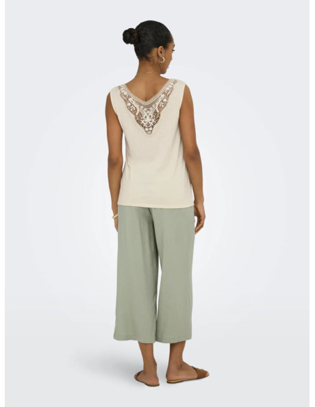 Camiseta asas .ONLFREDA S/L U-NECK MIX TOP BOX JRS