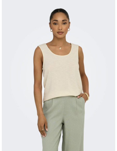 Camiseta asas .ONLFREDA S/L U-NECK MIX TOP BOX JRS