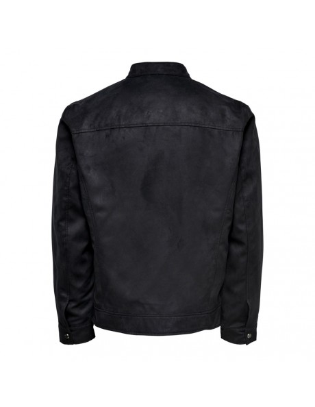 Chaqueta de antelina, Negro