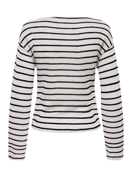 Jersey . ONLSPEZIA LIFE L/S BOATNECK TOP MOCH JRS