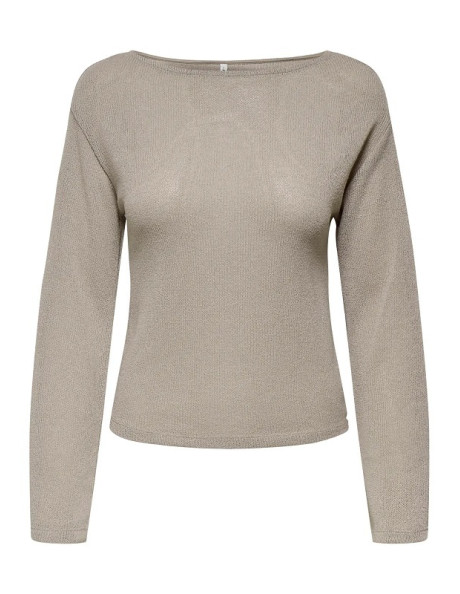 Jersey . ONLSPEZIA LIFE L/S BOATNECK TOP MOCH JRS