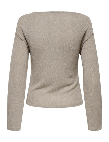 Jersey . ONLSPEZIA LIFE L/S BOATNECK TOP MOCH JRS