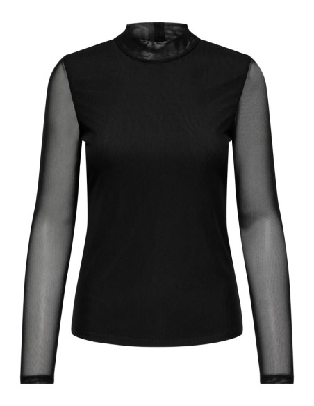 Camiseta tull . ONLERICA LIFE MESH L/S TOP JRS NOOS