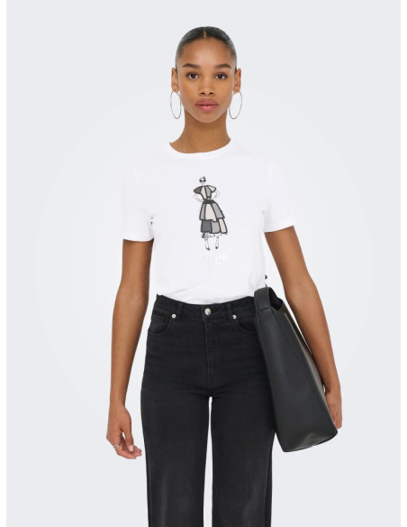 Camiseta .ONLEMMA LIFE REG S/S LADY TOP JRS