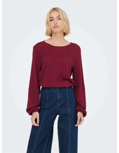 Camiseta manga larga . ONLBELLE LIFE L/S TOP JRS.