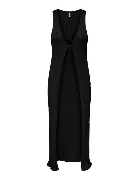 Chaqueta larga sin asas-ONLMEDDI SL TIE MAXI VEST KNT
