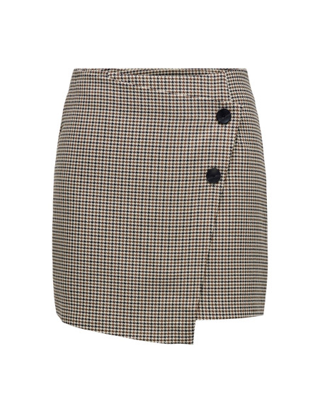 ONLGLOSS-ADISON HW CHECK SKIRT TLR RP