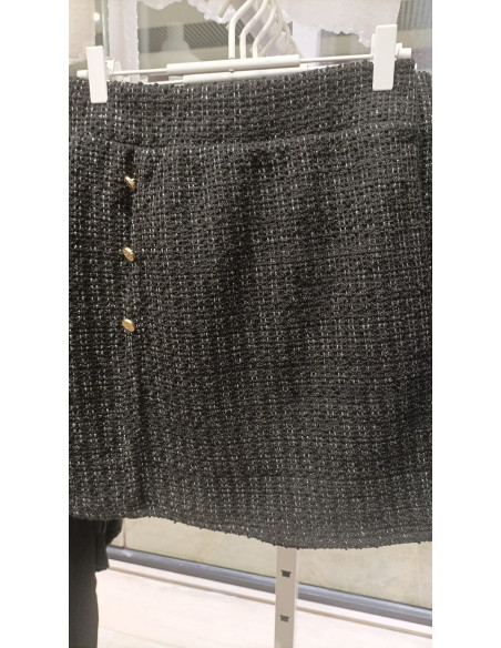 ONLTIT BUTTON SHINE SKIRT JRS
