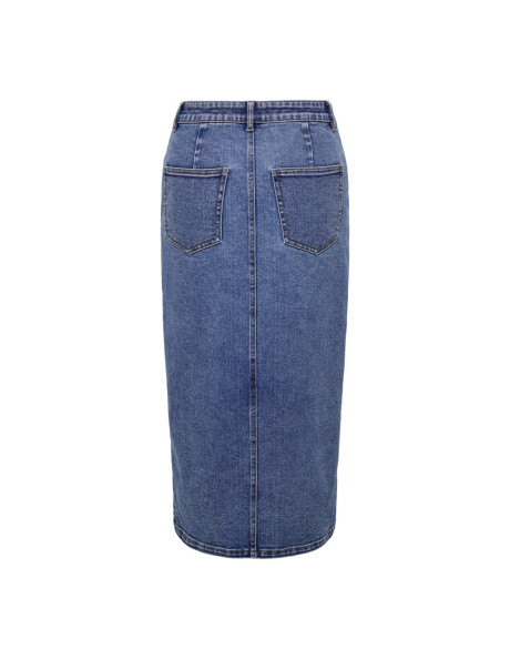 Falda vaquera larga . ONLSIRI FRONT SLIT SKIRT DNM GUA NOOS