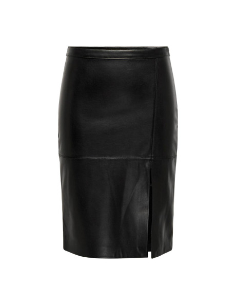 ONLNEWOLINE FAUX LEATHER SKIRT CC OTW