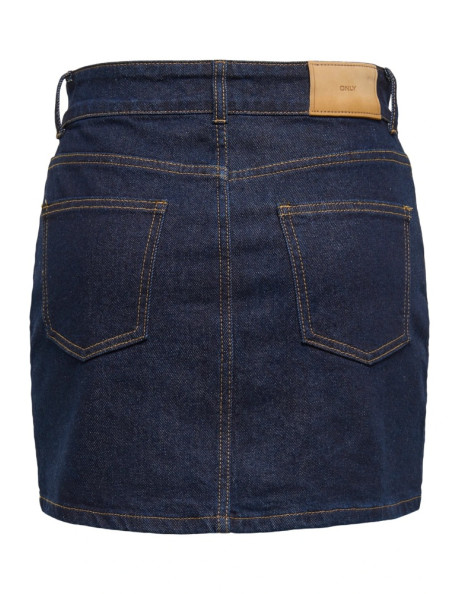 Falda vaquera corta. ONLJUICY HW WESTERN SHORT SKIRT DNM MAE