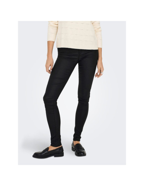 Pantalón encerado . ONLANNE K MID WAIST COATED PNT NOOS