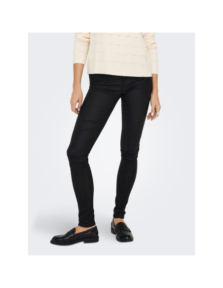 Pantalón encerado . ONLANNE K MID WAIST COATED PNT NOOS