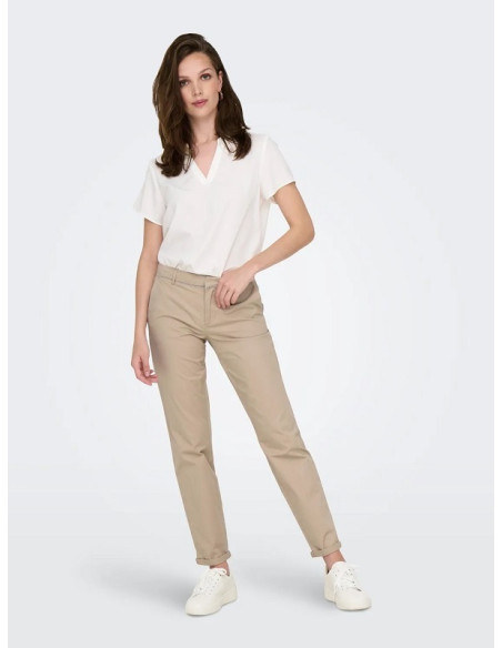 Pantalón chino . ONLBIANA MW PIPING CHINO CC PNT