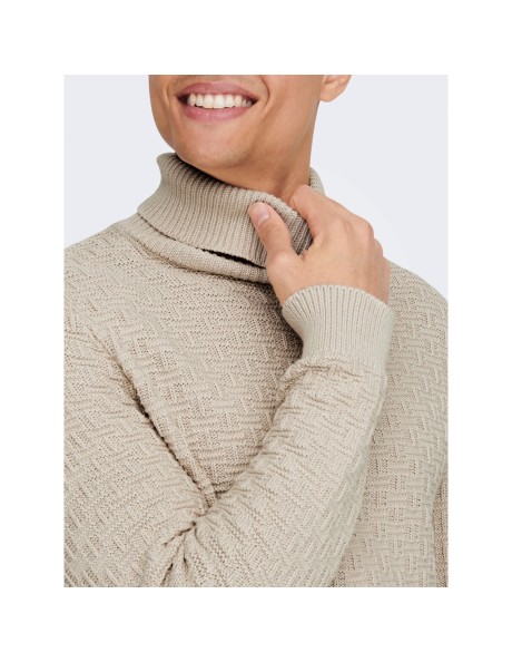 ONSKAY REG ROLL NECK KNIT