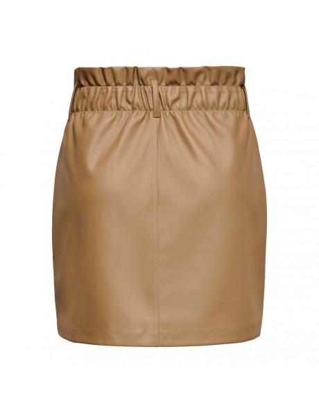 ONLMILLIE-HERA HW FAUX LEATHER SKIRT PNT