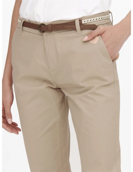 Pantalón Chino con cinto .ONLBIANA COTTON BELT CHINO CC PNT