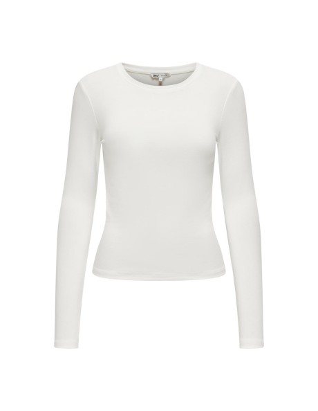 Camiseta básica manga larga . ONLRILEY O-NECK L/S TOP JRS