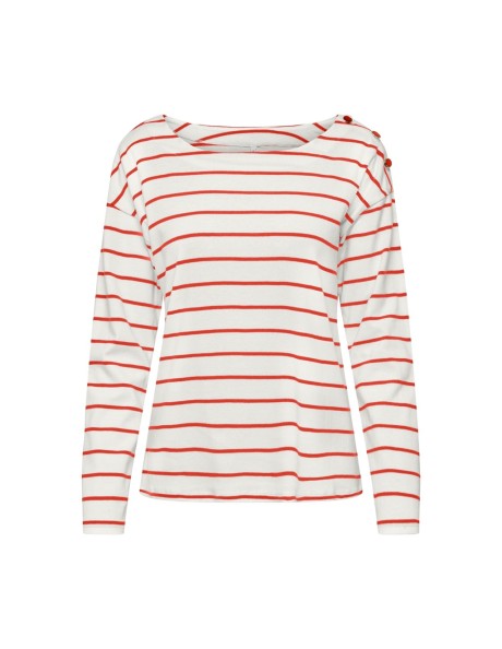 Camiseta manga larga.ONLCHARLOTTE L/S STRIPE TOP CS JRS