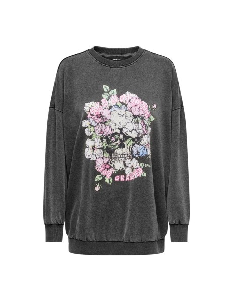 Sudadera dibujo.ONLLUCINDA L/S AUTENTIC O-NECK SWT